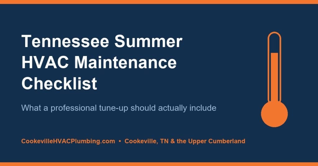 Tennessee Summer HVAC Maintenance Checklist: What a Tune-Up Should Actually Include hvac checklist header